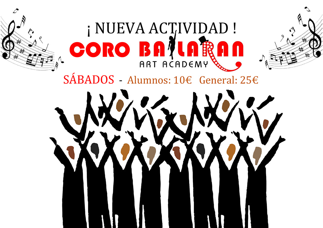 Coro en escuela Bailarán en Zaragoza